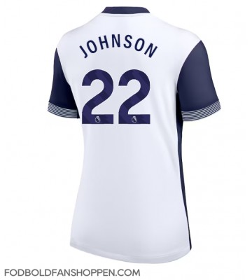 Tottenham Hotspur Brennan Johnson #22 Hjemmebanetrøje Dame 2024-25 Kortærmet